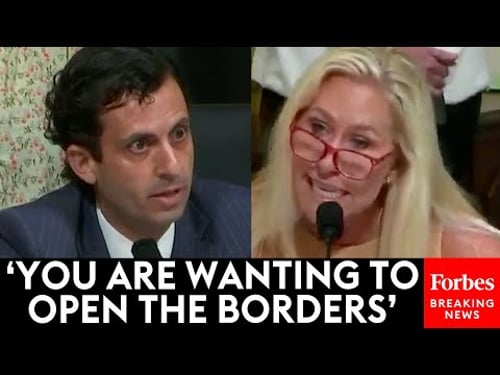 Marjorie Taylor Greene Lambasts Witness During Hearing On Terrorism And The Border