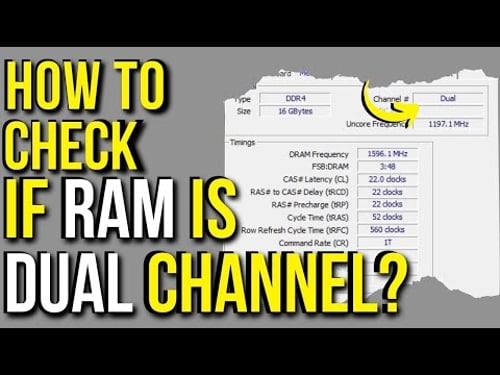 How to Check if RAM is Dual Channel or Not?