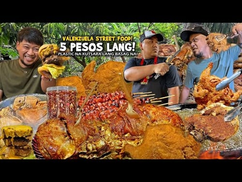 5Pesos PORK BBQ at VIRAL na "CRISPY PATANG WASAK sa PLASTIC SPOON!" at MURANG WHOLE FRIED CHICKEN!