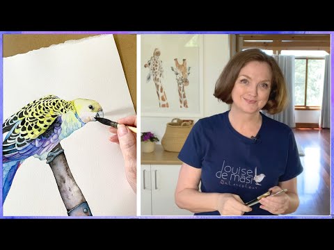 How to soften paint edges in watercolor for beginners.