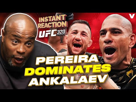 Daniel Cormier REACTS to Alex Pereira TKO win vs. Ankalaev, Jiri CRAZY knockout, Merab beats Cory