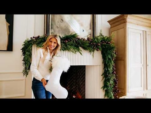 Stop Hanging Garland Wrong: How I Create A Luxury Christmas Mantel