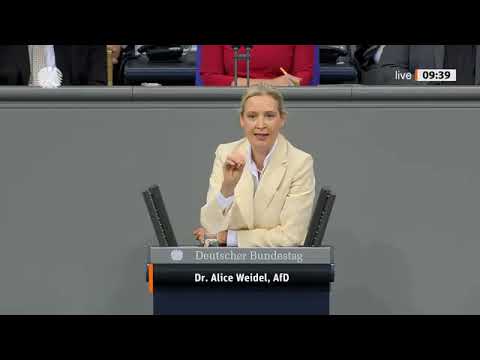 HAT GEKNALLT IM BUNDESTAG Alice Weidel: Deutschlands Ansehen in der Krise