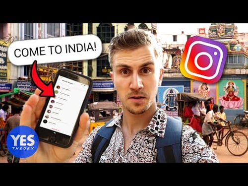 SAYING YES TO A CRAZY INSTAGRAM DM (Flew to INDIA!!)