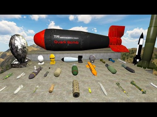 Testing Every Strongest Nuclear Bomb on a Mountain | GMod