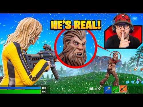 I Found Bigfoot in Fortnite! (VERY RARE)