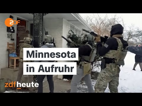 Greiftrupps, Panik, Straßenkämpfe: Minnesotas Kampf gegen Trumps ICE-Agenten | auslandsjournal