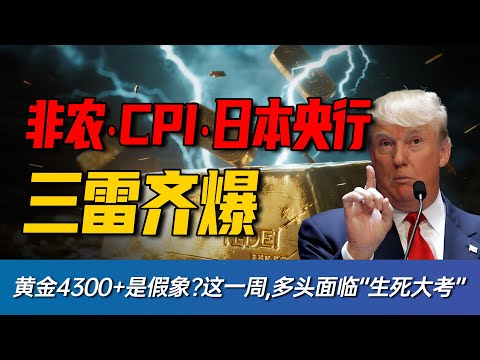 降息交易把黄金抬上4300+,但含金量可能为零:没经过非农+CPI检验的定价,最容易一夜翻车!