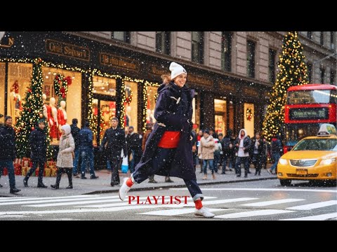 Playlist 🎧 Christmas Pop & Jazz you hear on NYC streets🇺🇸🎄Cafe & Work Music