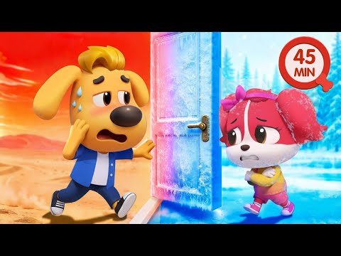 Hot VS Cold Challenge | Good Habits for Kids | Fun Story | Kids Cartoon | Sheriff Labrador