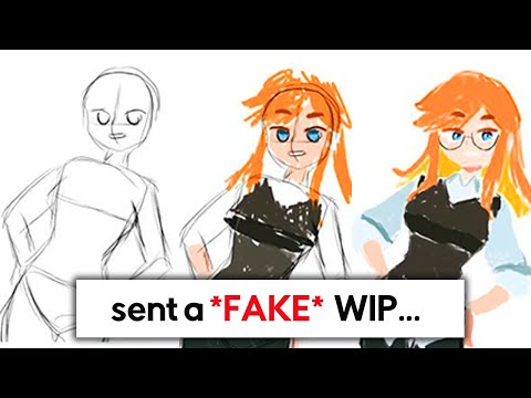 Artist EXPOSED For Painting Over AI To Fool Clients...*Allegedly*