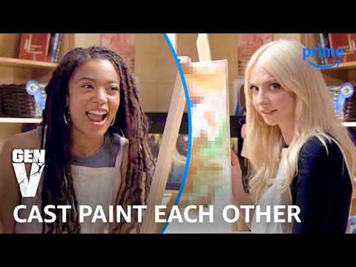 Jaz Sinclair, Maddie Phillips, London Thor & More Paint Each Other | Gen V | Prime Video