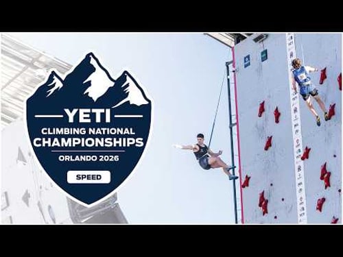 Live stream of the 2026 YETI Climbing National Championships - Speed Finals | USA Climbing