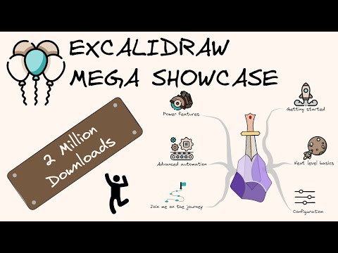 The Excalidraw-Obsidian Showcase: 57 key features in just 17 minutes
