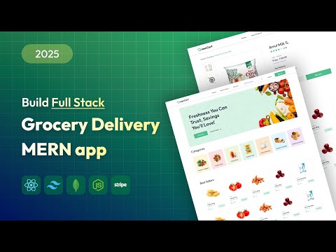 Create Full Stack Grocery Delivery Website Using MERN Stack | Placement Project In React JS