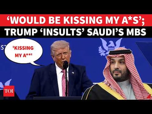 ‘MBS Would Be Kissing My A*S!’: Trump ‘INSULTS’ Saudi Crown Prince In Iran Speech