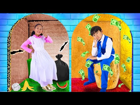 Andrea & Ben Learns the Value of Saving Money with Piggy Banks