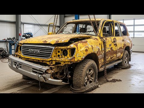 Abandoned Toyota Land Cruiser Resurrected from Scrap Yard | Full Restoration Journey