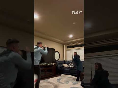 He had it coming! 👀 #funny #fails #kids #dad #shorts