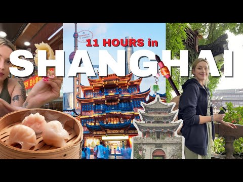 I travelled to Shanghai with only 11 hours and failed... | Chaotic travel vlog