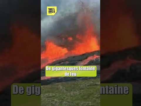 La Réunion s'agrandit grâce à ses volcans ! #shorts