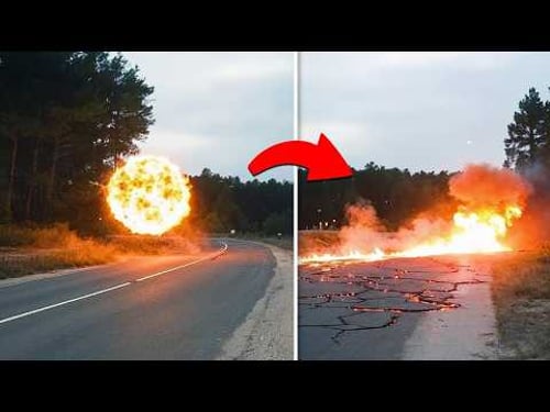 This was actually filmed with a camera.