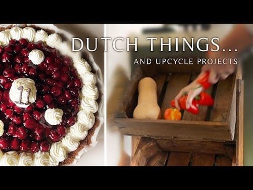 Upcycled crates, Dutch baking and thrifting!