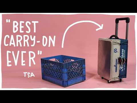 A Carry On Suitcase Made From Trash (ONE DAY BUILD)