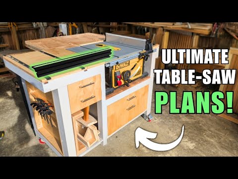 DIY Table Saw Workbench | BUILD tutorial