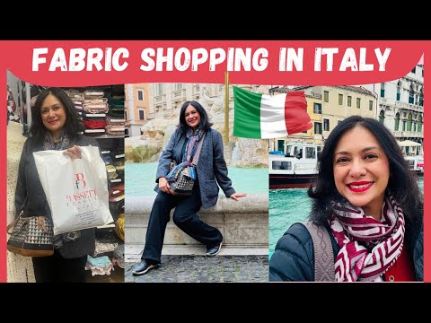 I Went to Italy for the Sights… and Came Back with YUMMY Fabric!