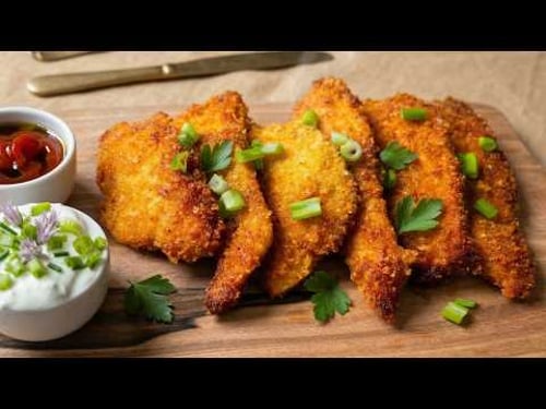 Crispy Chicken Nuggets Recipe | Easy Homemade Chicken Nuggets
