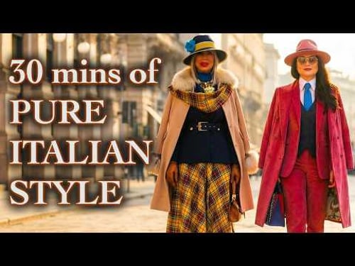 30 Minutes of Pure Italian Style: Beautiful People & Stunning Outfits | Pitti Uomo Looks 2026