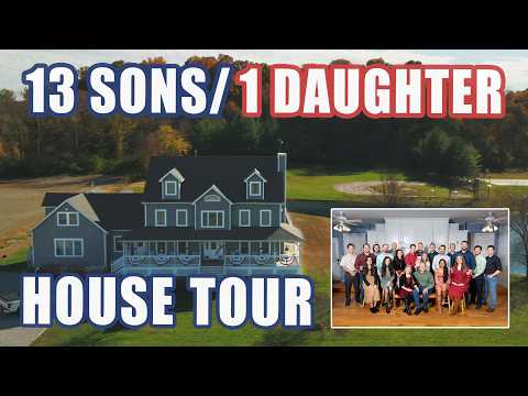 Parents of 13 Sons & One Daughter Give A Tour Of The Arndt Family Home | FamTeam #54