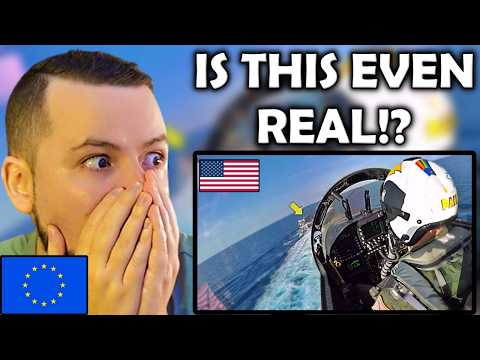 European SHOCKED by How USA Pilots Land on Carriers