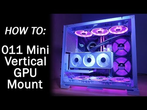 Vertical GPU in the O11 Mini!