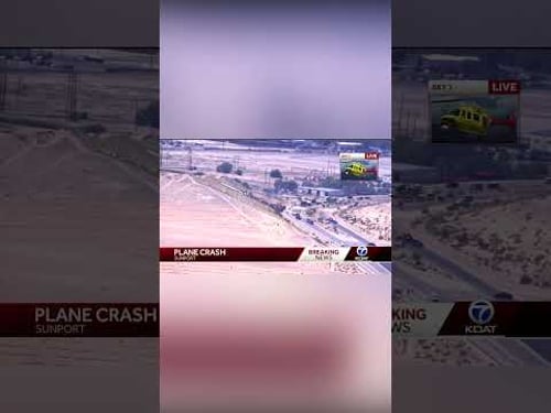 Military plane crashed at the Albuquerque Sunport
