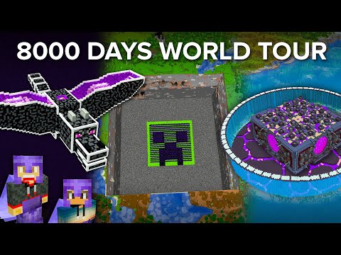 World Tour Of 8000 DAYS Minecraft Survival World