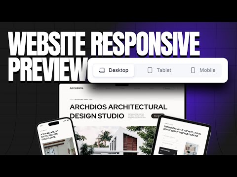 Create a Live Website Portfolio in Elementor Free (Desktop, Tablet & Mobile Views)