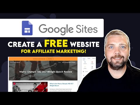 How To Make A Website for Free For Affiliate Marketing | Free Google Sites Website Builder Tutorial