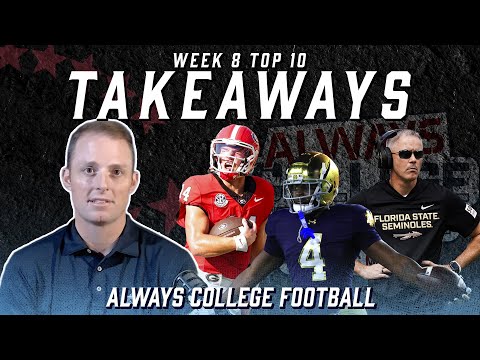 Greg McElroy’s Top 10 takeaways from Week 8 | Always College Football