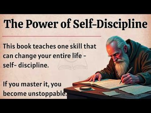 The Power of Self-Discipline: No Excuses || Learn English Through Book Summary 📖 || Improve English