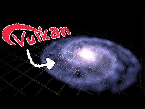Learning VULKAN by Rendering a GALAXY