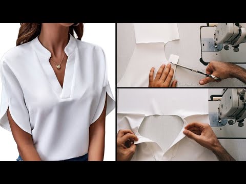 🇹🇷 The Turkish way of sewing the neck is easier than you expect