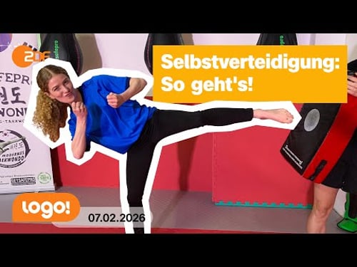 Stark im Notfall: Reporterin Lara beim Selbstverteidigungskurs | logo!-Nachrichten vom 07.02.26