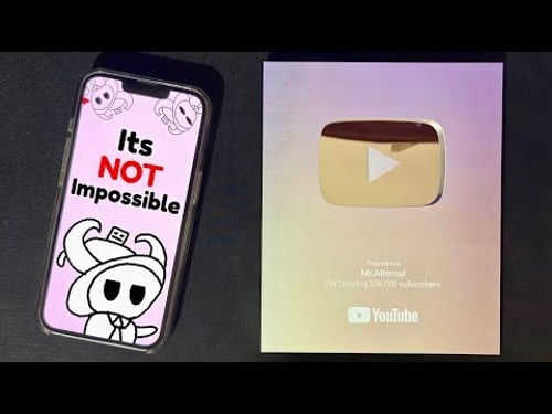 THIS is what 100k subscribers feel like.