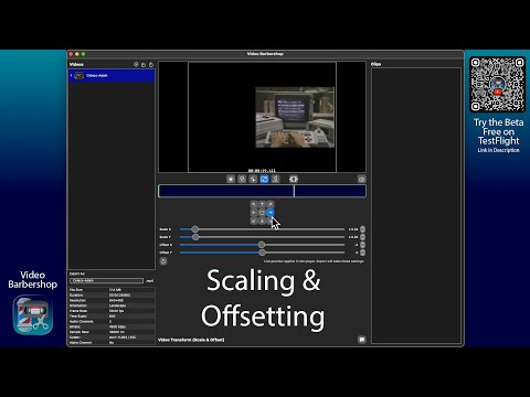 Scaling & Offsetting in Video Barbershop