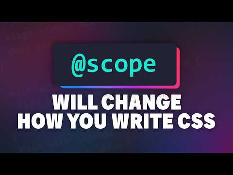 Naming things just got easier thanks to @scope