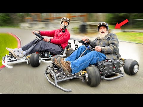 He bought an OVERPOWERED Drift Kart!