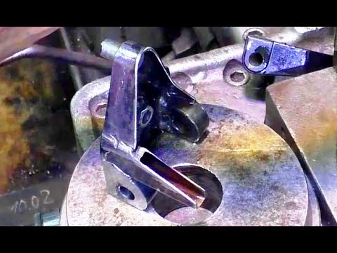 Сталь вместо силумина, кронштейн для заточного станка своими руками.