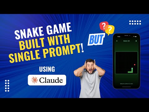 I built Snake Game with a Single Prompt using Claude AI and Flutter | Vibe Coding | Flutter Tutorial